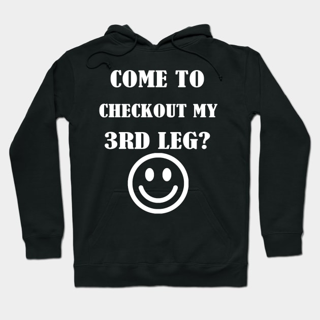 Come to checkout my 3rd leg? Hoodie by YousifAzeez